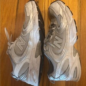 New Balance Silver Athletic Shoes